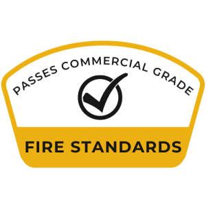 Passes Commercial Grade Fire Standards